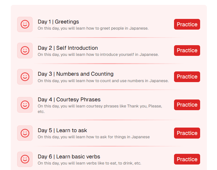 japanese curriculum